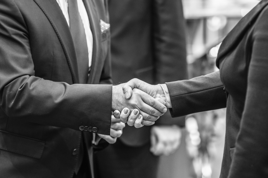 Two Business Partners Shaking Hands